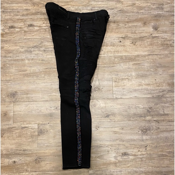 PREME Black Mens Jeans - Picture 2 of 4